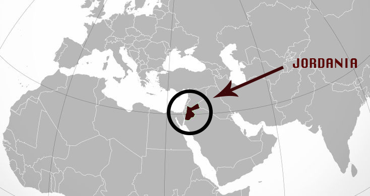 ubicación de jordania